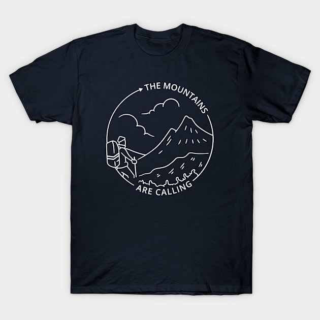 The mountains are calling T-Shirt by teeszone_design